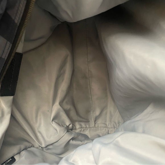 BURBERRY buckleigh packable nylon check tote - Picture 14 of 16